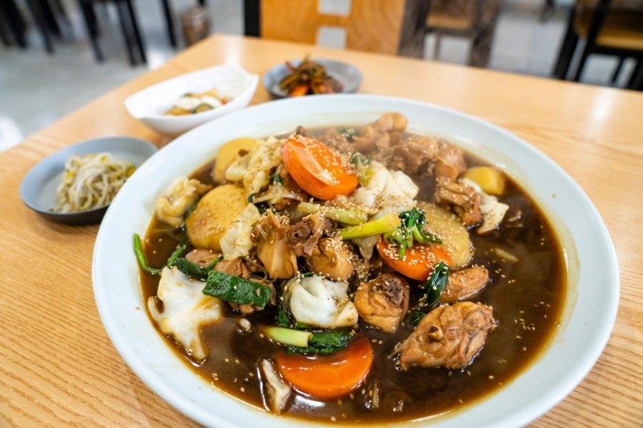 안동찜닭 한 상