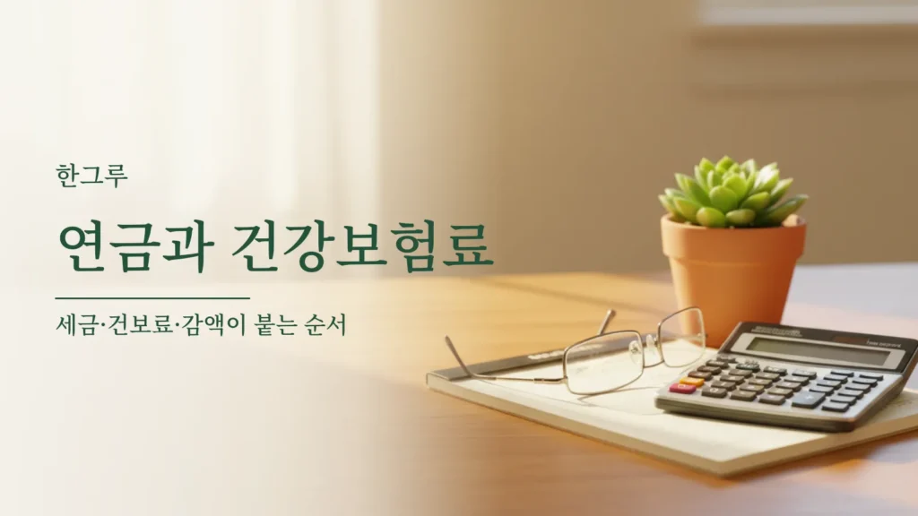 국민연금 받으면 건강보험료 오르나 — 세금과 감액이 붙는 순서