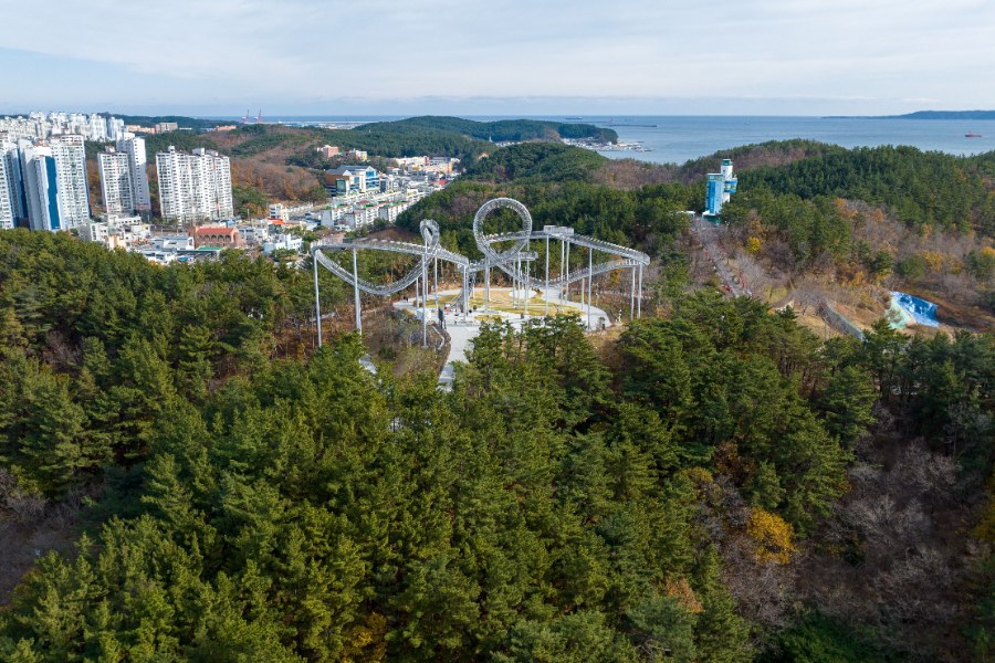 하늘에서 내려다본 환호공원 스페이스워크
